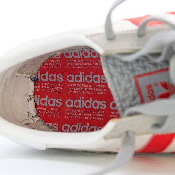 Adidas SL 72 Vintage Originals Mens Red/White/Gray Sneakers: Size 11.5 - Picture 10 of 10